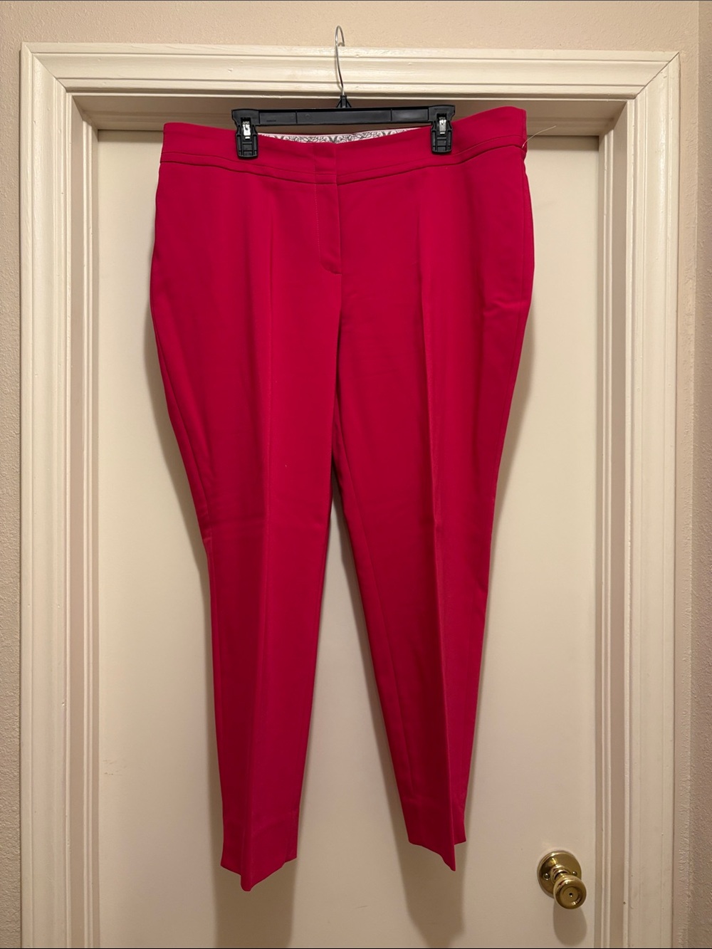 Peter Nygard Bright Fuchsia Straight Leg Pants